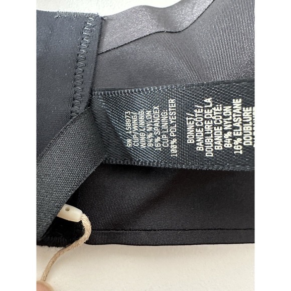 New‎ Skims Ultimate Push Up Plunge Bra Size 42D Onyx Black Intimates - Picture 3 of 7